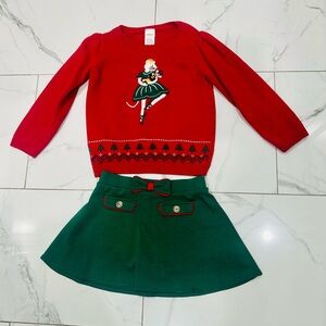 Gymboree holiday outfit  size (4T)